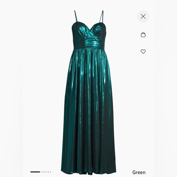 Milly Dresses & Skirts - Elegant Green Evening Gown
